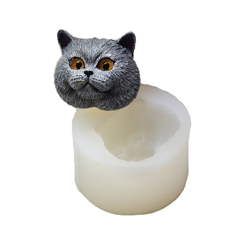 Soap Making Tutorial - Silicone Mold Short-haired Cat Shaped Handmade