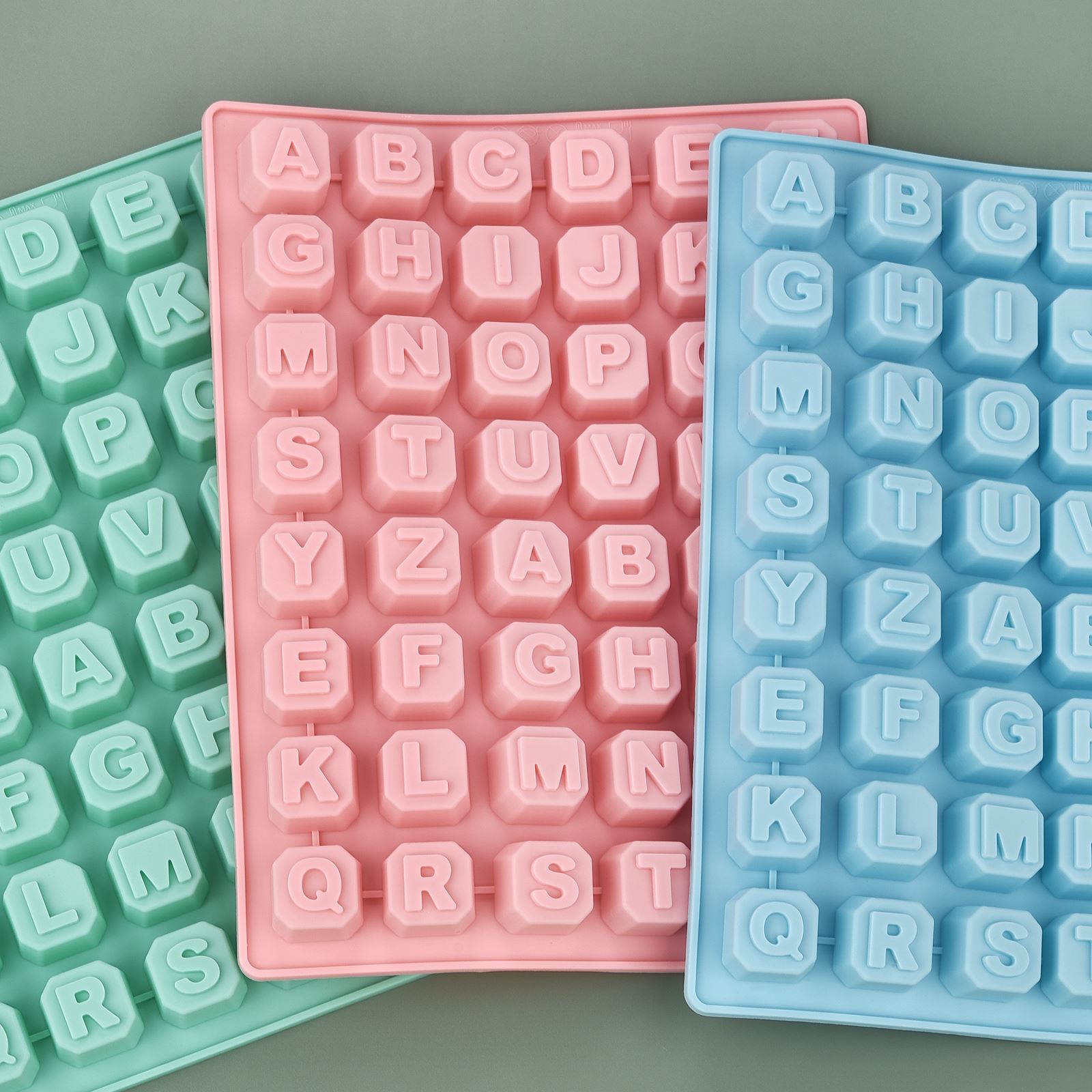 Soap Making Tutorial - 48 Letter Enghish Alphabet letter Silicone