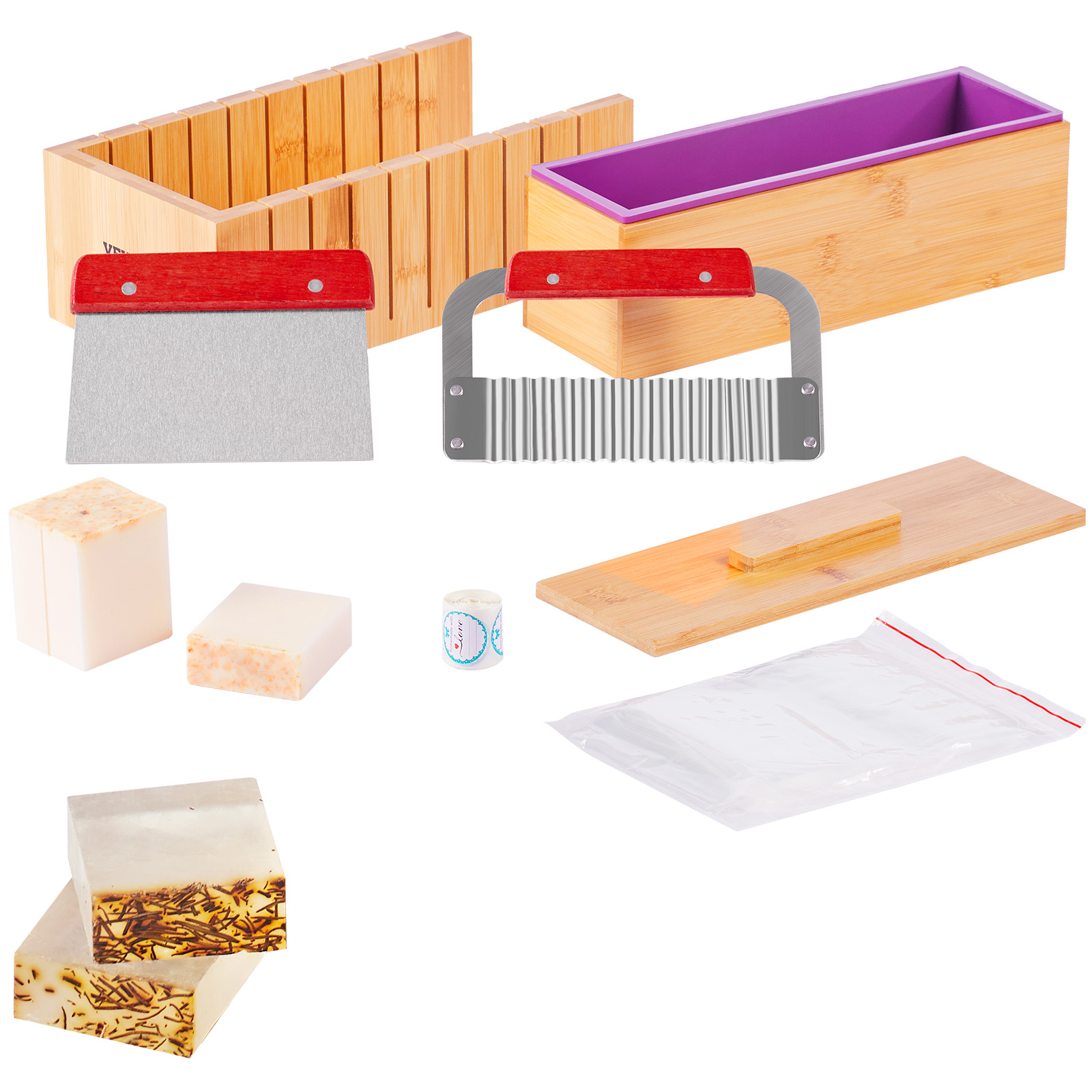 Soap Making Book For Beginners - VEVOR Soap Making Kit Bamboo Cutting