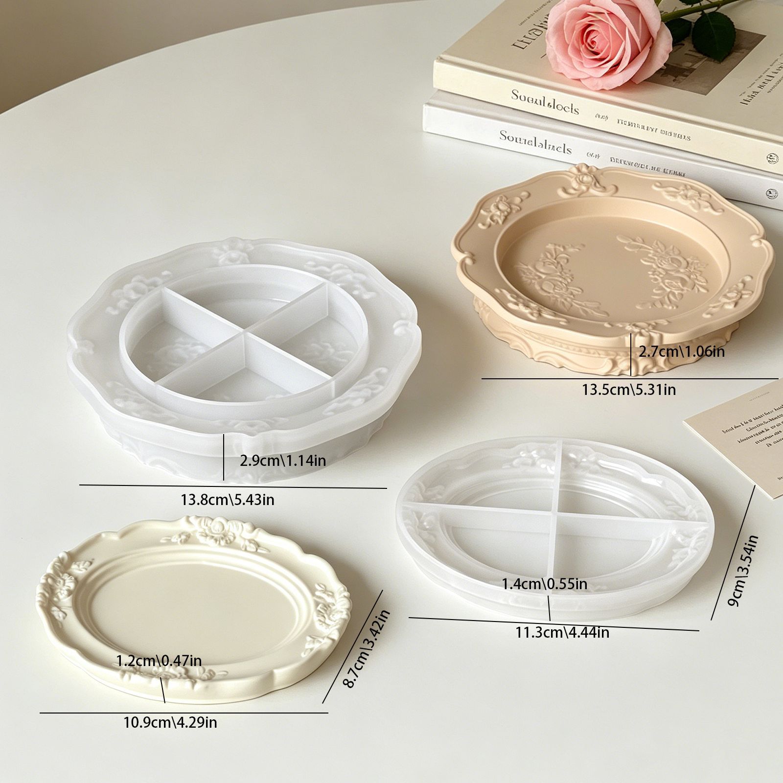 Elegant Vintage Baroque Lace S - огляд і ціна Soap Making Designs