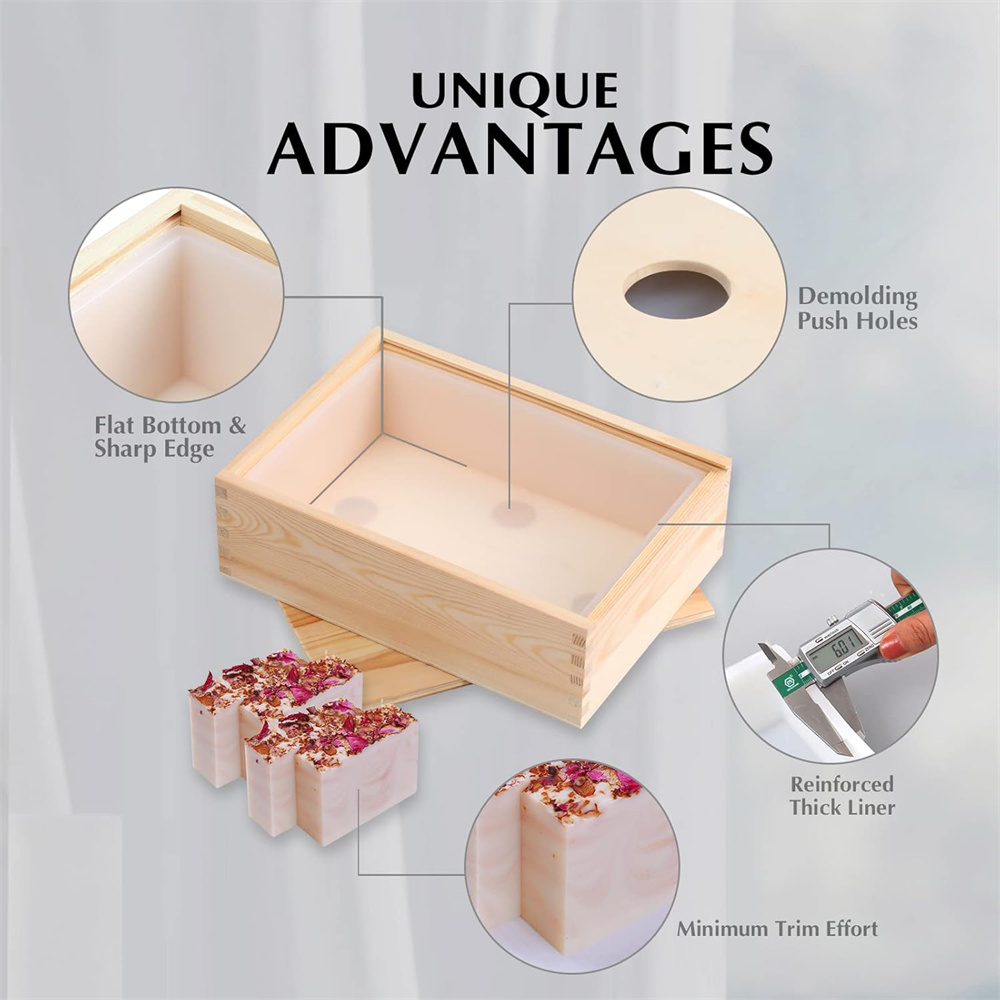 Large Soap Molds Rectangle Sil - огляд і ціна Soap Making Things