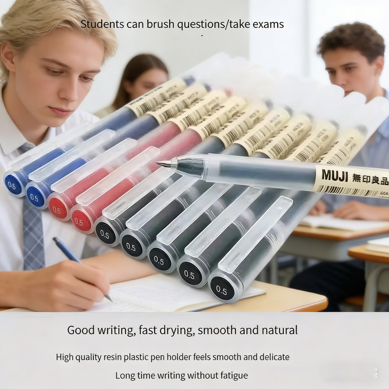 6/8Pcs MUJIs Ballpoint Pen Set - огляд і ціна Muji Stationery Gel Pen