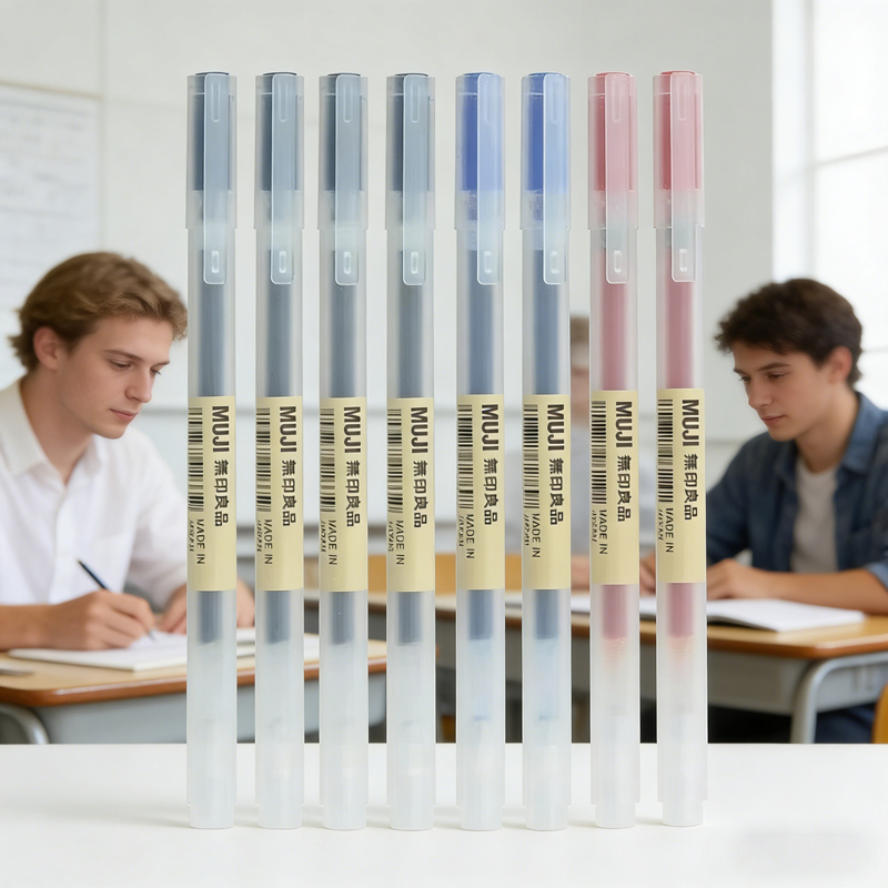 6/8Pcs MUJIs Ballpoint Pen Set - огляд і ціна Muji Stationery Gel Pen
