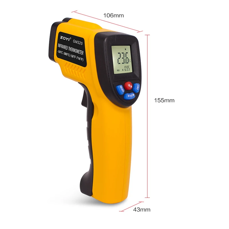 Digital Infrared Thermometer N - огляд і ціна Soap Making Thermometer