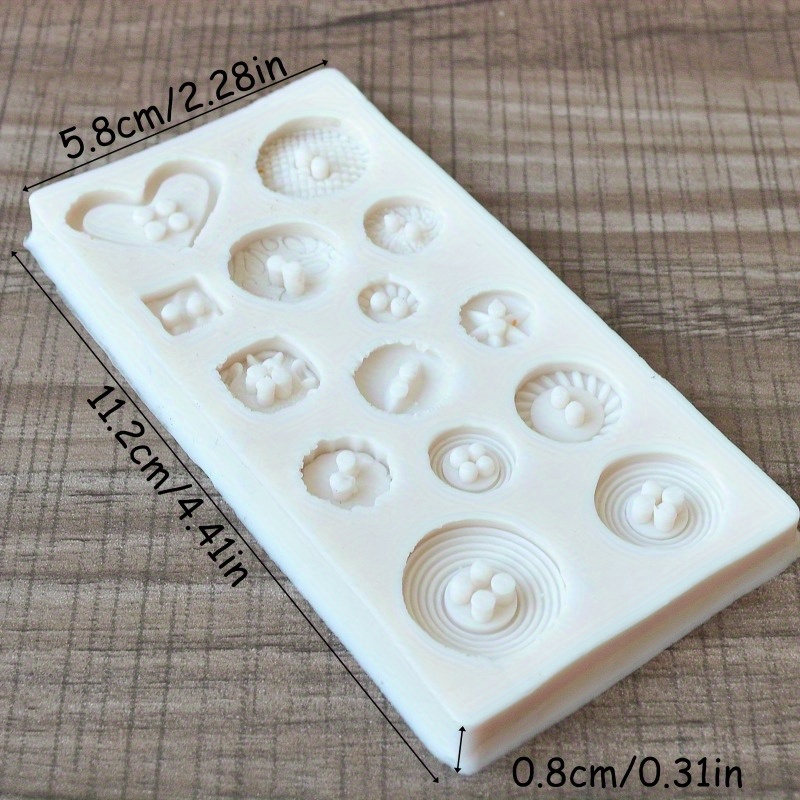 Buttons Shape Silicone Mold Si - огляд і ціна Soap Making Tutorial