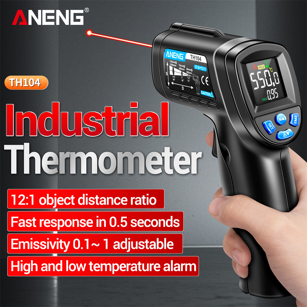 ANENG -50~550℃ Infrared Thermo - огляд і ціна Soap Making Thermometer