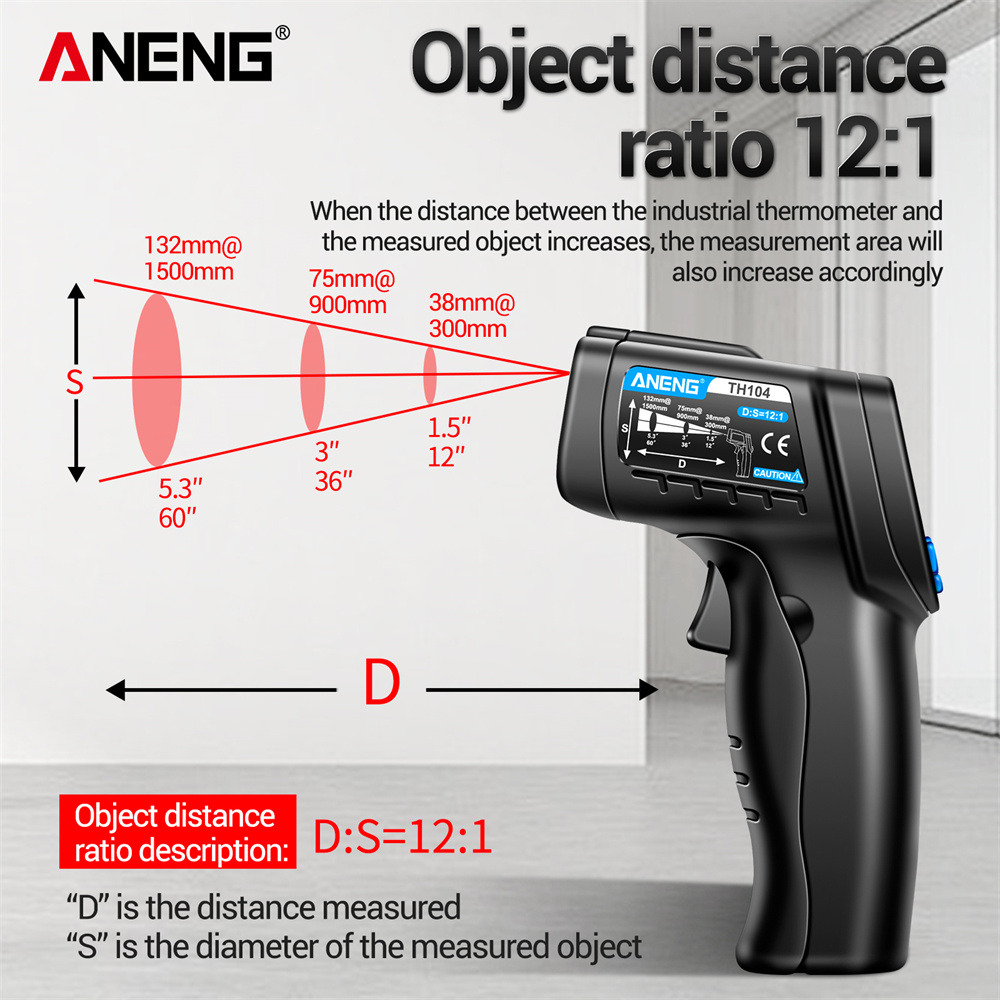 ANENG -50~550℃ Infrared Thermo - огляд і ціна Soap Making Thermometer