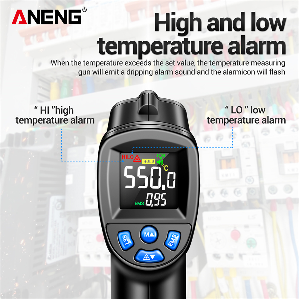 ANENG -50~550℃ Infrared Thermo - огляд і ціна Soap Making Thermometer