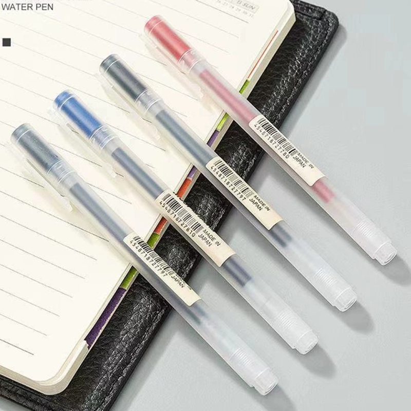 3-6Pcs/Set 0.38mm Kawaii MUJIs - огляд і ціна Muji Stationery Gel Pen
