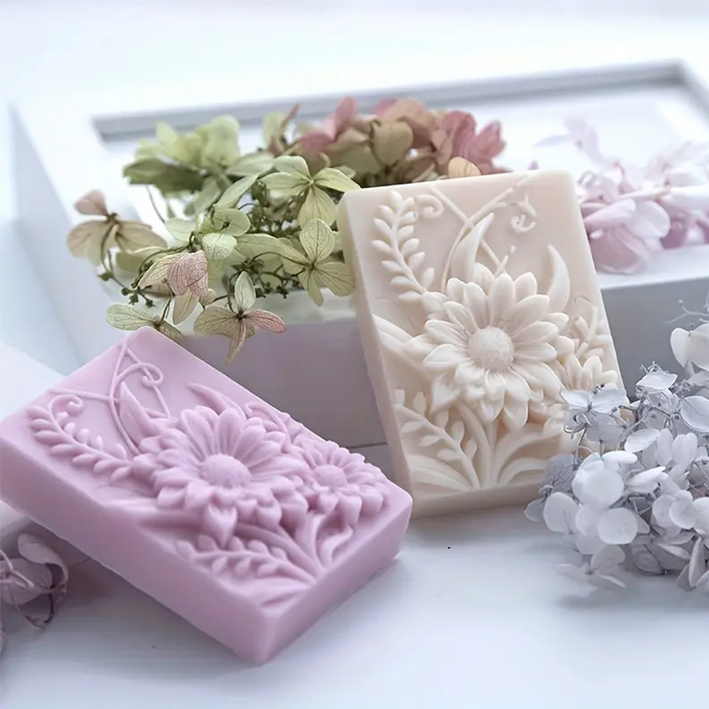 3D Flower Square Soap Silicone - огляд і ціна Soap Making Things