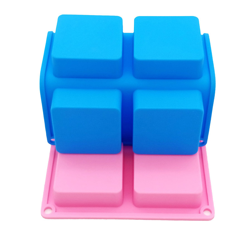 Square Soap Molds 6-Cavity Non - огляд і ціна Soap Making Designs