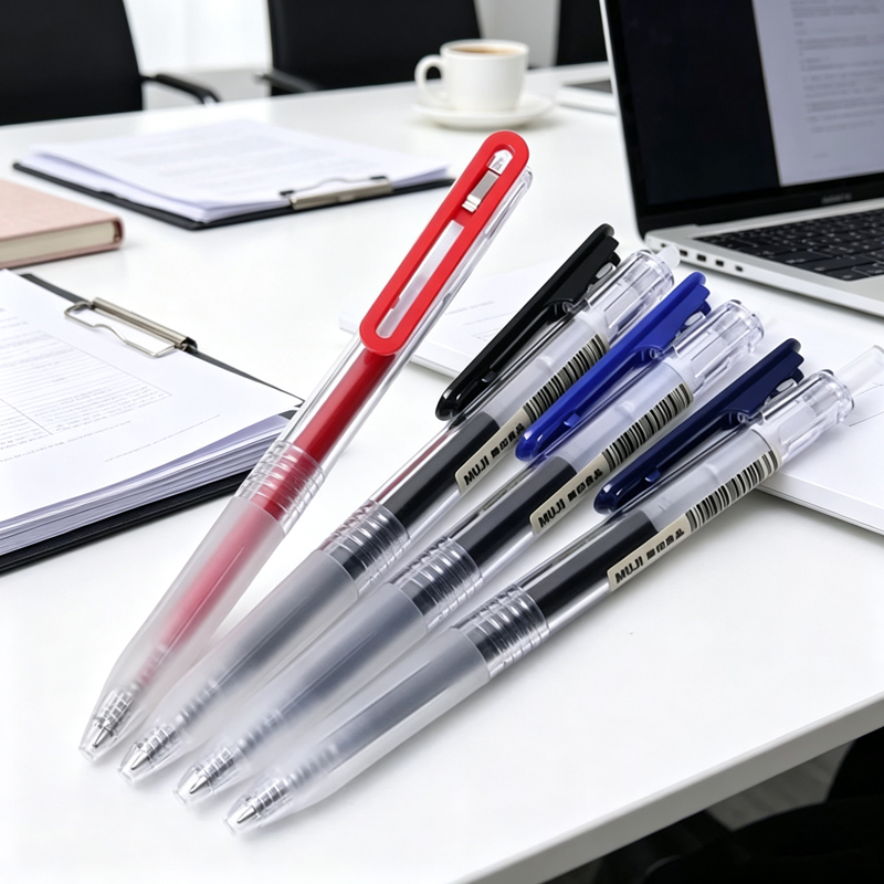 0.5mm Retractable Press MUJIs  - огляд і ціна Muji Stationery Gel Pen