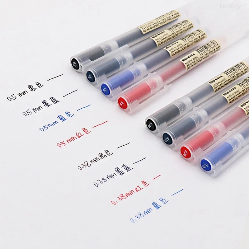10-30Pcs/Set 0.38/0.5mm Gel pe - огляд і ціна Muji Stationery Gel Pen