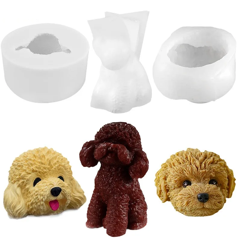 3D Teddy Dog Head Candle Silic - огляд і ціна Soap Making Book For Beginners