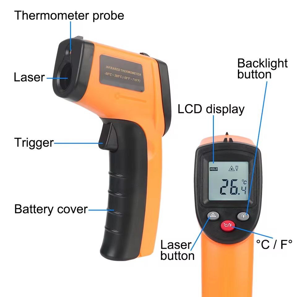 New T600 T600A Digital Infrare - огляд і ціна Soap Making Thermometer