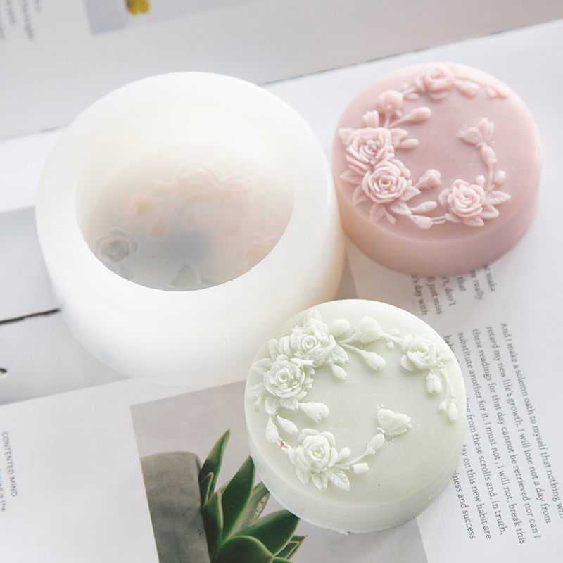 Round Shape Rose Flower Handma - огляд і ціна Soap Making Things