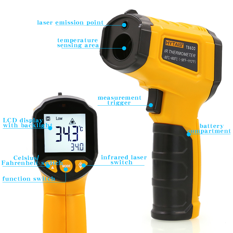 TS380 Infrared Non-Contact HYT - огляд і ціна Soap Making Thermometer