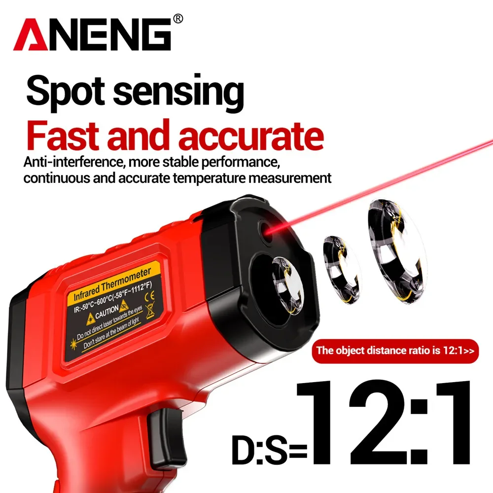 ANENG Infrared Thermometer Non - огляд і ціна Soap Making Thermometer