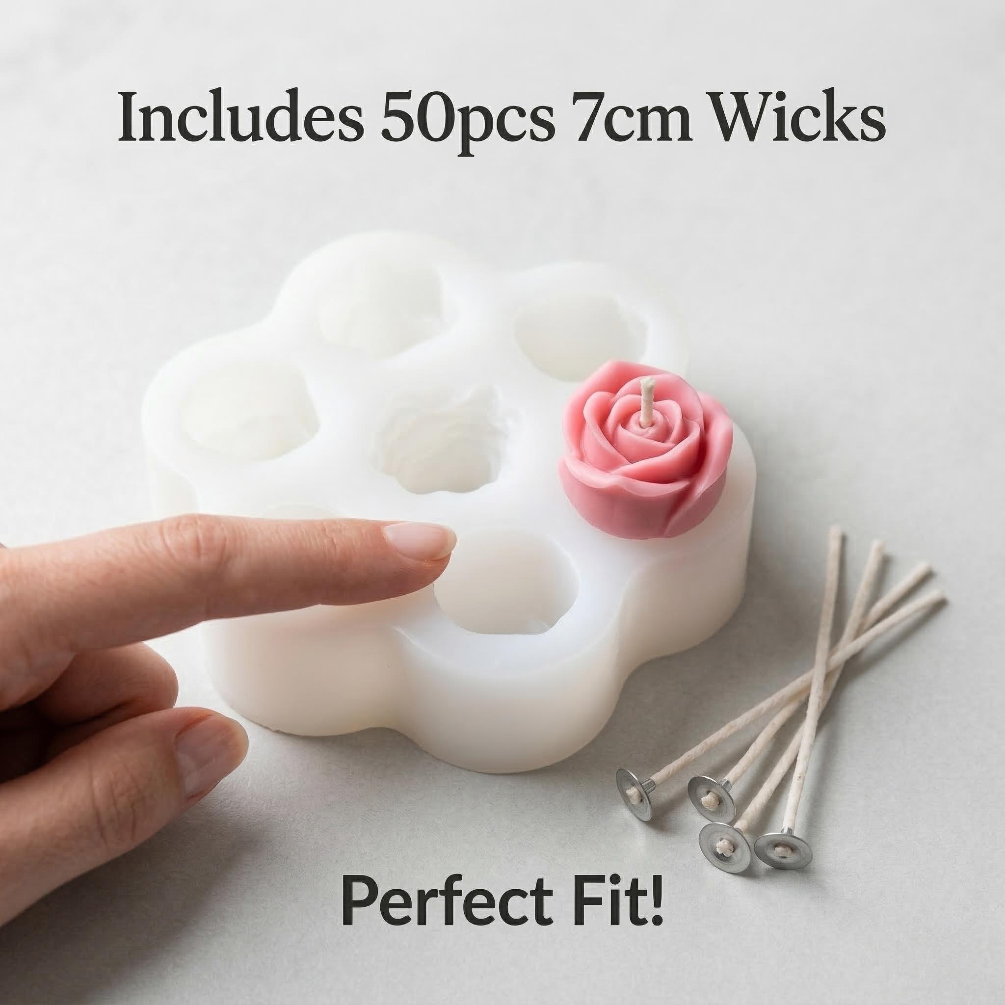 3D Rose Flower Silicone Candle - огляд і ціна Soap Making Kit Amazon