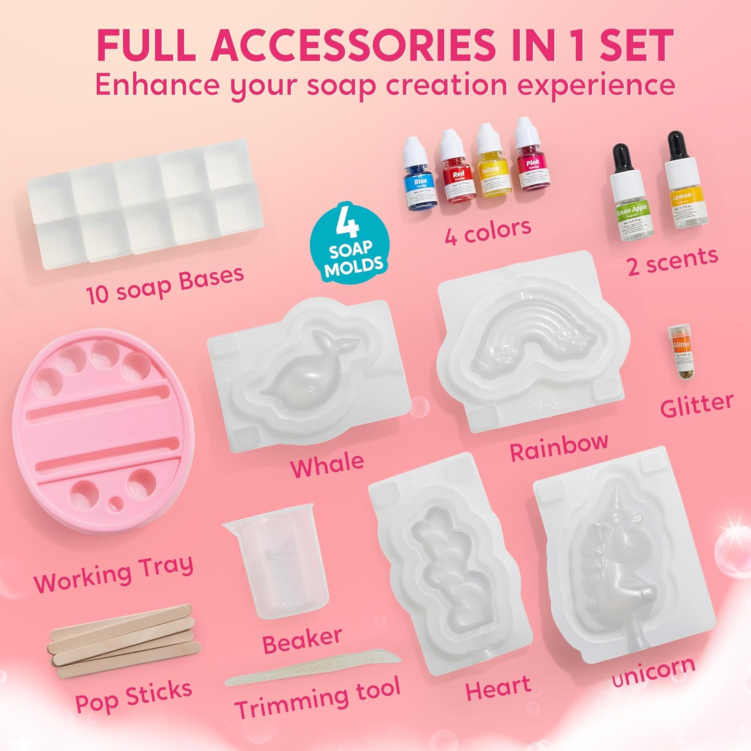 JOYFY Unicorn Soap Making Kit  - огляд і ціна Soap Making Book For Beginners