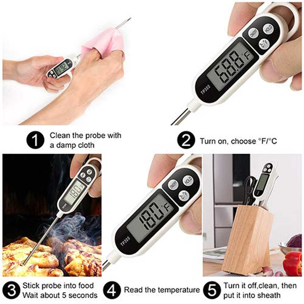 1pcs Digital Meat Food Thermom - огляд і ціна Soap Making Thermometer